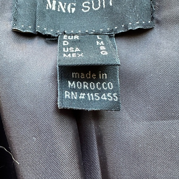 MNG Suit by Mango Plaid Belted Tweed Coat - Picture 7 of 7